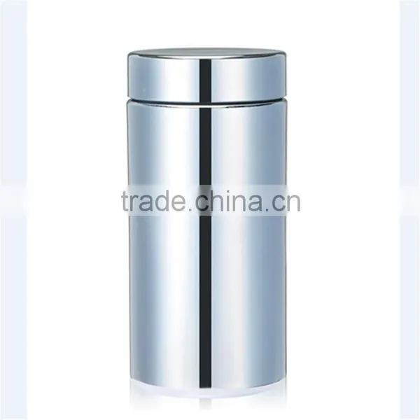 13 oz /380 ml Sliver HDPE Chrome Medical Plastic Bottle