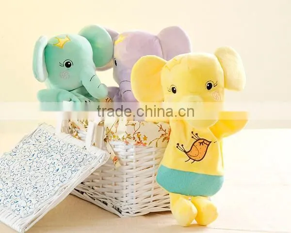 Plush Cute Animal Hand Puppet,soft Elephant Hand Puppets for Kids,plush Soft Hand Puppets for Kids