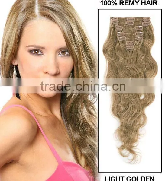 Wholesale High Quality Remy Clip on Human Hair Extension photo-2