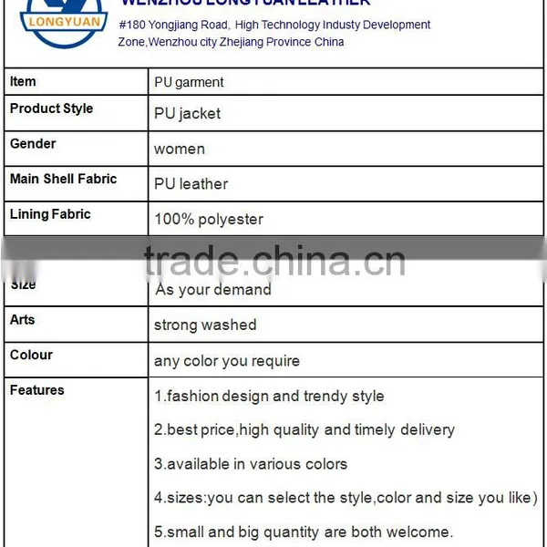 Hooded Fashion Warm Girls pu Jacket Form China photo-3