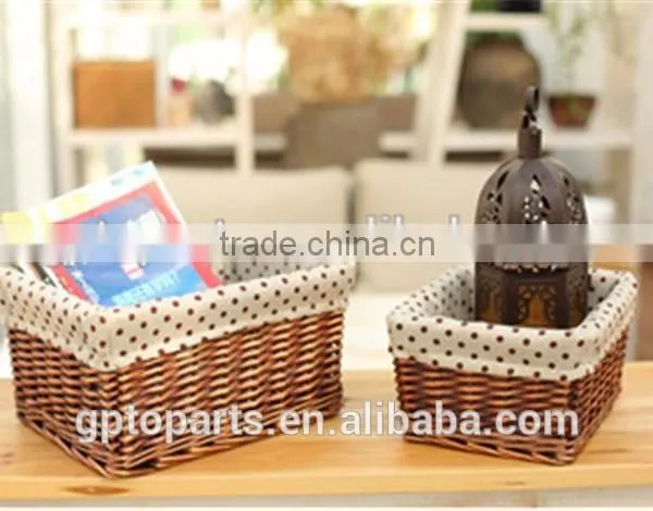 Wholesale New Desigh Wicker Baskets for Wedding Home Decoration Willow Basket photo-4