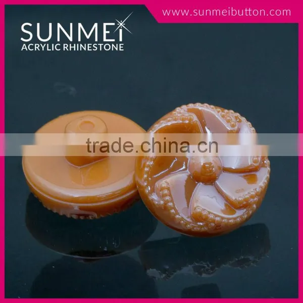 Lead Free ab Acrylic Round Oriental Button for Cloth photo-4