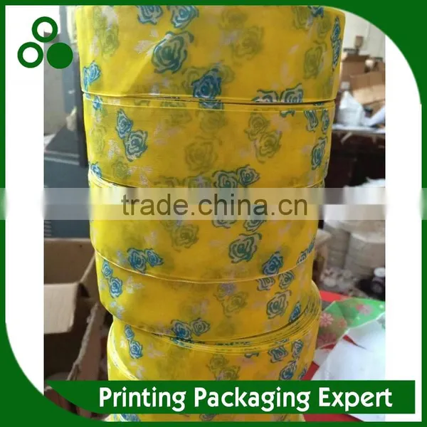 printed polyester ORGANZA RIBBON WIDE