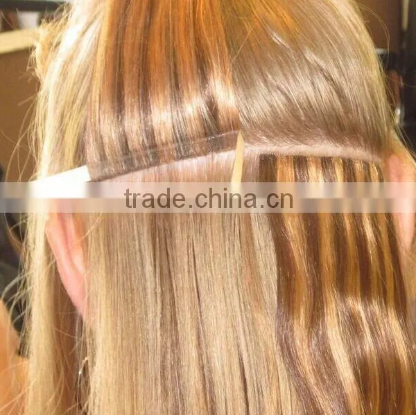 Double Machine Weft Vigin Hair Unprocessed Brazilian Hair pu Tape Hair photo-2