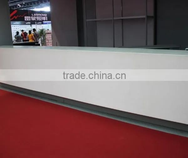 Good Quality Solid Surface Reception Desk,L Shape Reception Desk,white Reception Desk,solid Surface Countertop photo-4