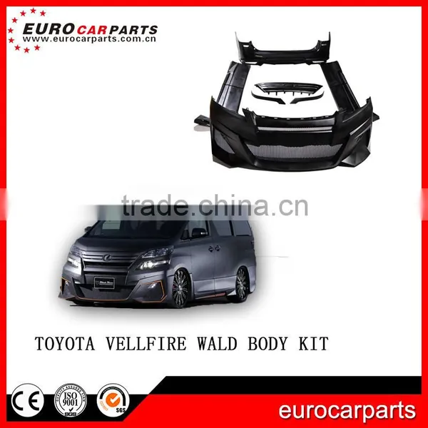 Car Vellfire W Style Body Kits Fit Fot Vellfire Car FRP Material