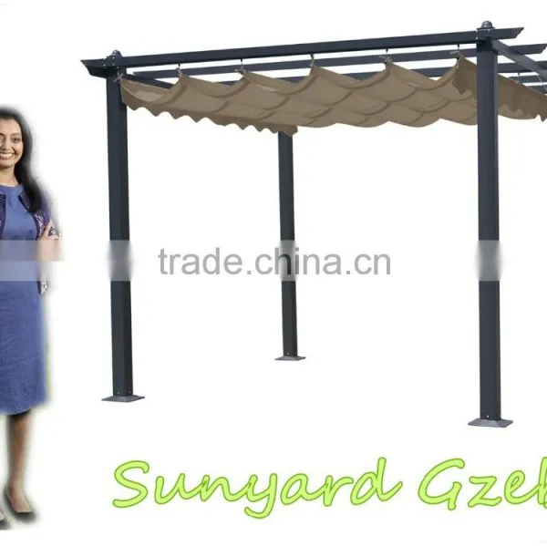 For Leisure Time Aluminium Polycarbon garden pavilion gazebo