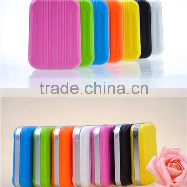 Guoguo 2016 New Design Suitcase Style 8000mah 2A Output Travel Portable Power Bank for Iphone7 photo-2