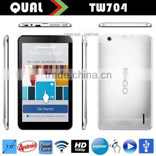 7 inch vm8880 dual core digitizer tablet computer android with hdmi Usb host full 1080P 0.3MP/0.3MP Win8 interface Android 4.2.2