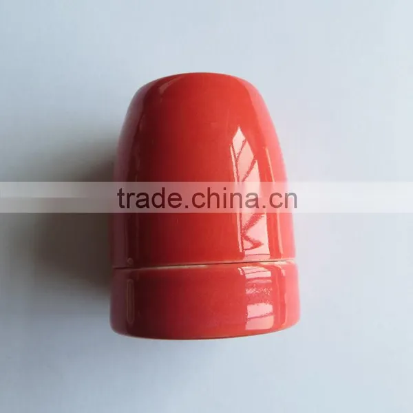 E27 CE Ceramic Lamp Holder Colorful Porcelain Screw Bulb Socket Vintage Light Bases photo-2