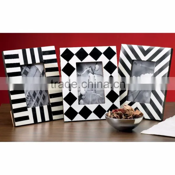 Photo Frame /High Quality Bone & Resin Photo Frame 2016 New Design, ox Bone + MDF Newest Photo Frame, Photo Picture Frame photo-4
