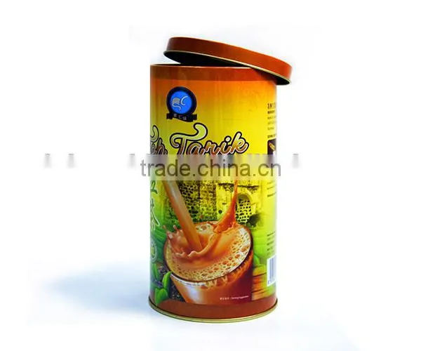 Tea Set Tin Containers Supplier,tea Can With Airtight Lid,round Green Tea Metal Cans photo-4