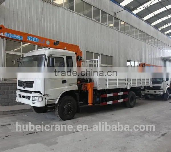Mini Telescopic Crane on Truck, SQ6.3S3, Truck Mounted Crane With Hydraulic Boom photo-4