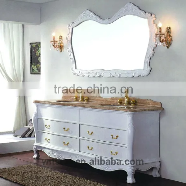 Foshan Bathroom Vanity Furniture White European WTS135 photo-6