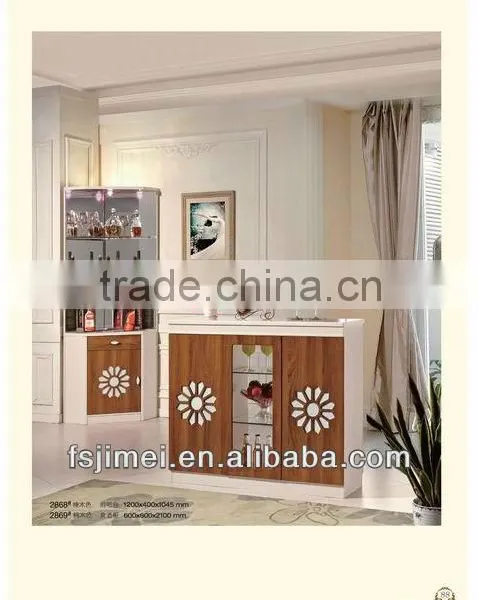 Modern MDF Wine Cabinet and Bar Table