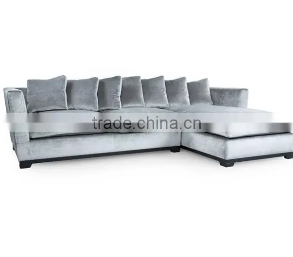 Modern Living Room Sofa Set With L-Shaped Fabric Corner Sofa in Living Room Furniture of Cheap Sofa Set photo-2