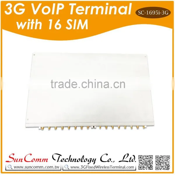 SC-1695-3G 3G VoIP Terminal With 16 SIM, 4 Pcs Antenna photo-4