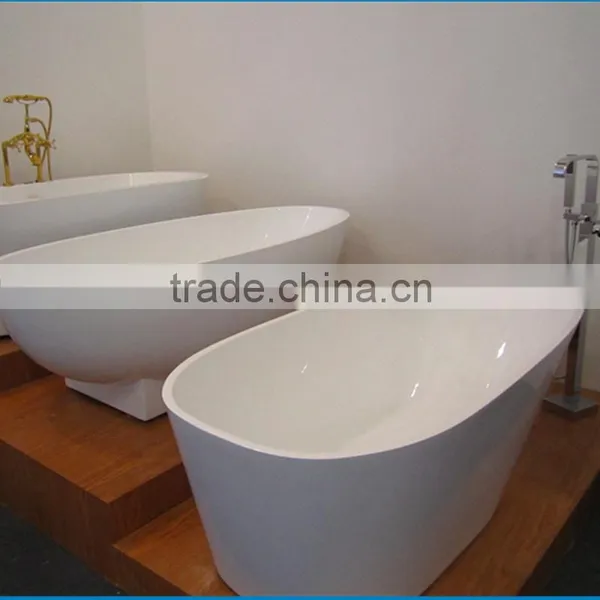 Natural Stone Granite Marble Bathtub Small Corner Bathtub photo-3