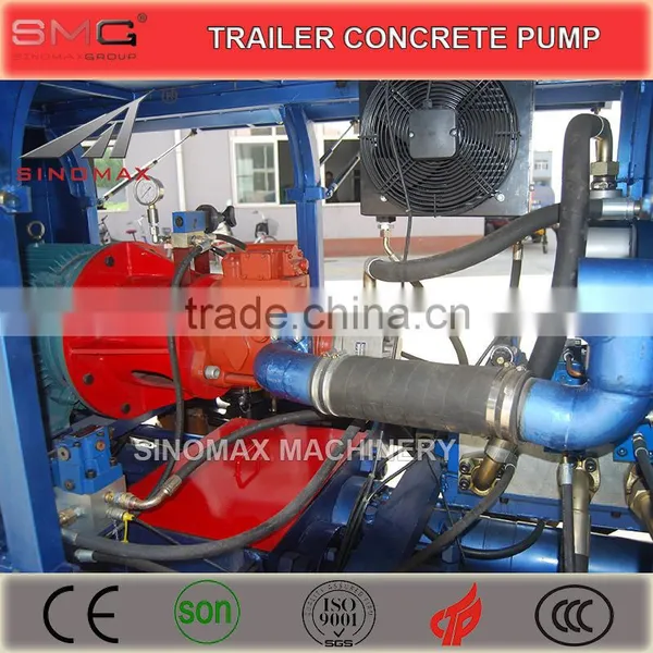 HOT Sale! 20m3/h Electric Motor Small Concrete Pump for Sale in China With Top Quality photo-3