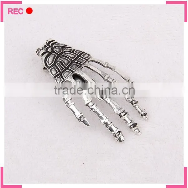 Large Metal Hair Clip for Party, Skull Shaped Made in China Hair Clips photo-2