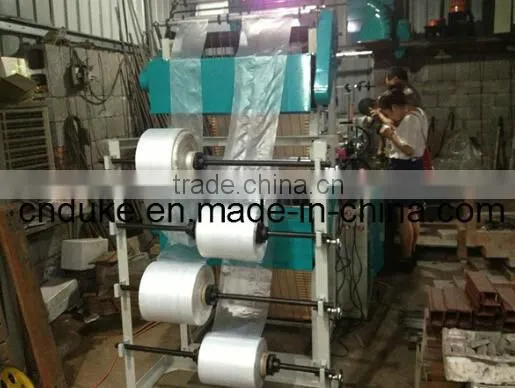 High Speed Gbde-700 Four Line High Speed T-Shirt Bag Making Machine photo-2