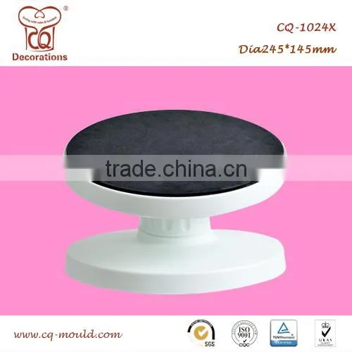 High quality plastic rotating icing revolving cake turntable