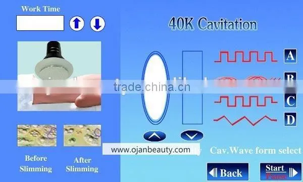 Best Cavitation Facial Slimming Weight Loss Beauty Cavitation Ultrasound Machine Ultrasound Machine For Home Use Fat Cavitation Machine photo-5