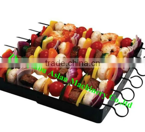 Circle Type BBQ Skewers Set/BBQ Skewers With Stand/BBQ Kabob Rack photo-6
