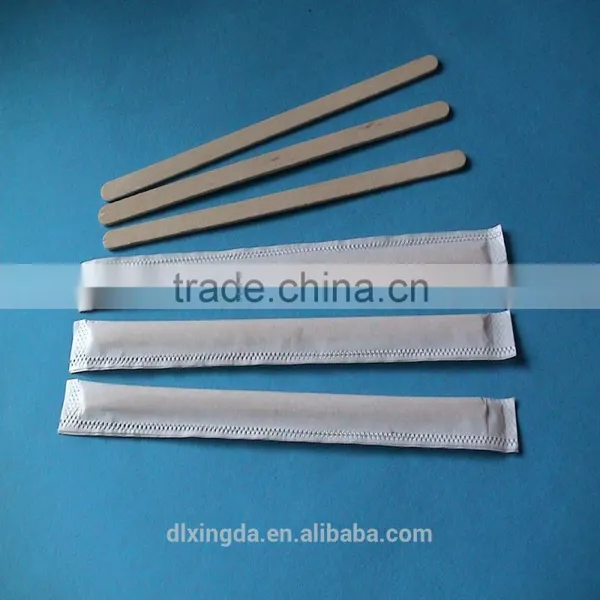 110mm Coffee Stirrers With Individual Paper Wrapper