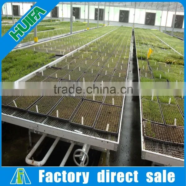 Good Qulity Galvanized Steel Greenhouse Movable Nursery Seeding Bed photo-2