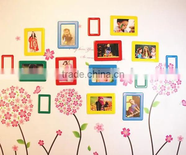 Advertising Product 4" x 6" Fridge Magnet Photo Frame Color Soft PVC Photo Frame Stick on the Wall photo-4