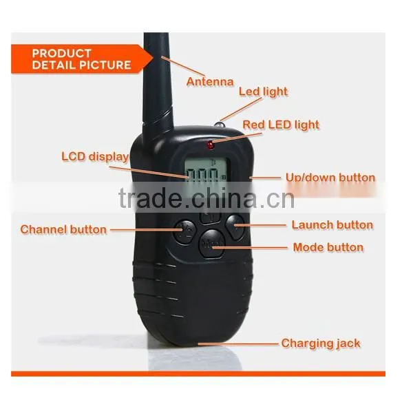 Rechargeable Remote Control Vibration Remote Dog Training Collar photo-3