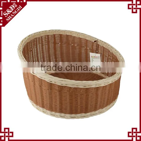 Handcraft Decoration Rattan Bakery Store or Supermarket Using Bread Display Stand photo-2