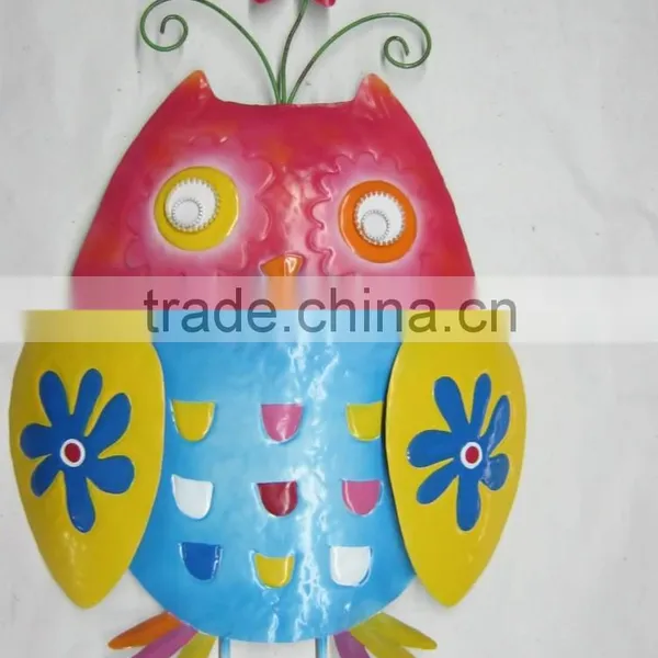 2015 Newest Owl Garden Decoration Stake Metal Owl Stake Decorative Owl Pick Garden Owl Owl for Garden Decor photo-2
