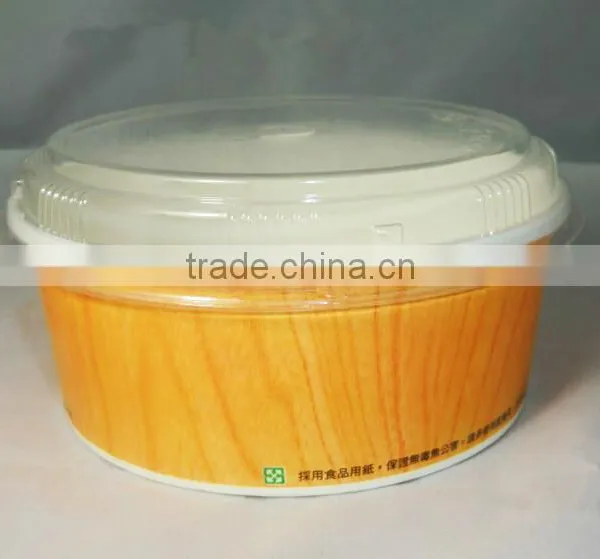 Accept Custom Order BOPS Material Disposable Round Plastic Lid for Paper Bowl photo-3