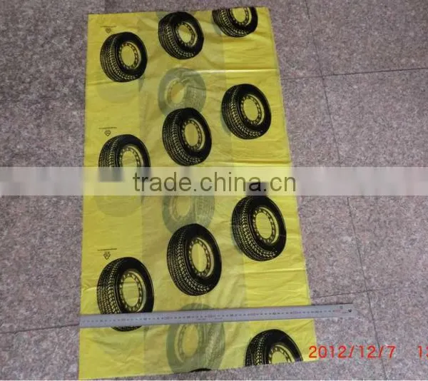 Plastic Disposable Car Tire Covers/plastic Tyre Bag