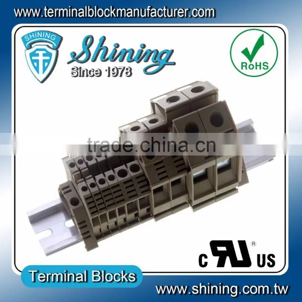 TF Series Euro Type Screw Clamp Feed Through Terminal Block photo-3