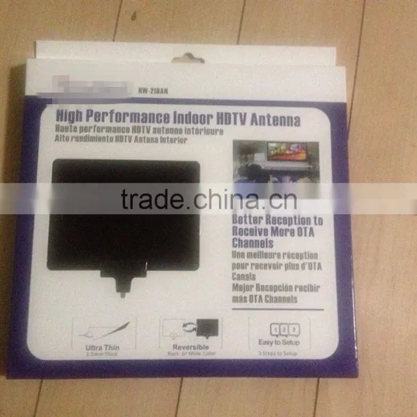 Promotion Digital Indoor TV Antenna HD Flat Design Household Indoor HDTV Antenna photo-6