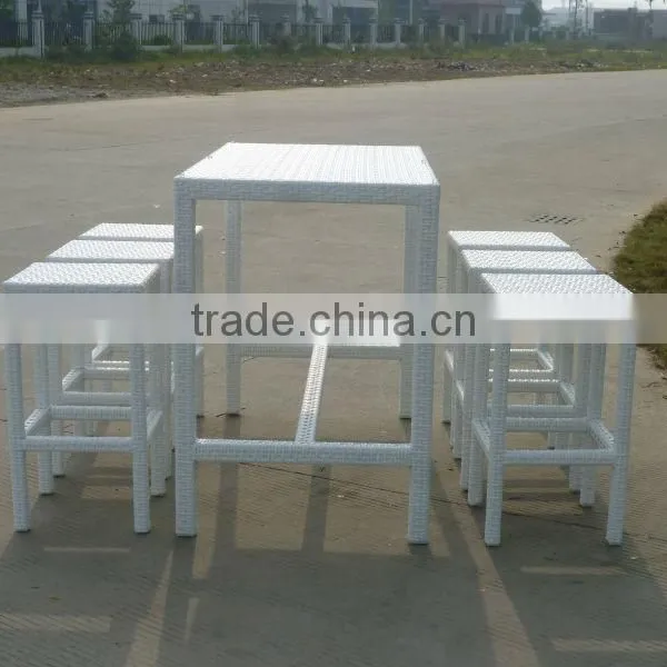 White Rattan Bar Furniture Cheap Bar Stools photo-5