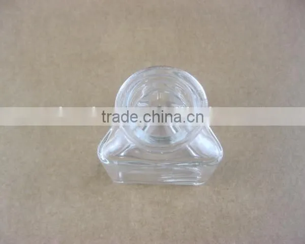 Triangle Shaped Glass Storage Jar photo-2