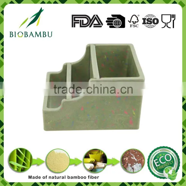 Factory Directly Provide Green Lifestyle Pretty Design Bamboo Pen Container photo-2