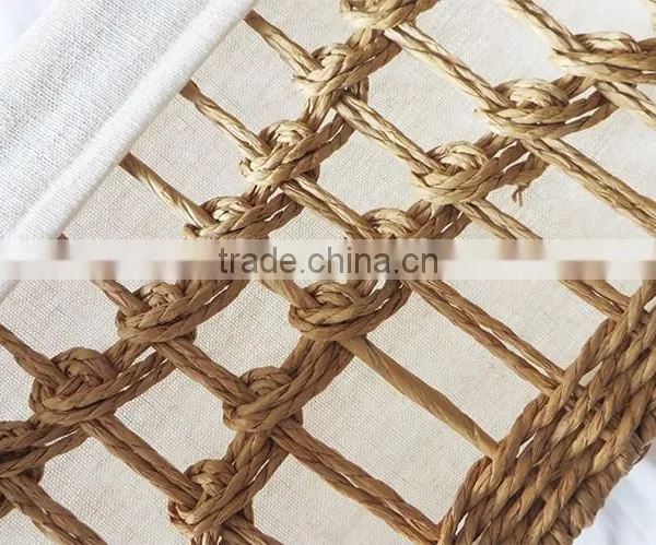 Light Brown Paper Rope Handmade Wholesale Basket photo-4