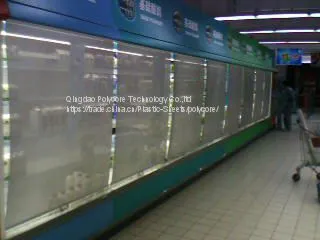 Chain Stores Refrigeration Display Showcase Night Curtain photo-3