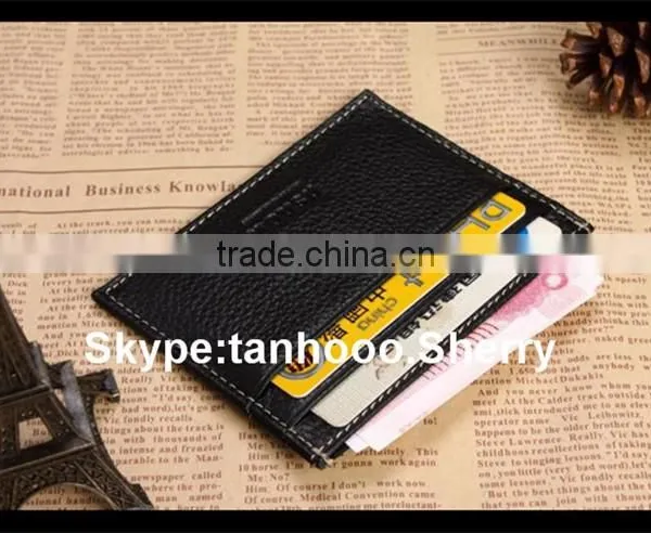 PU Imitation Leather Fashionable Leather PU Credit Card Pocket photo-4