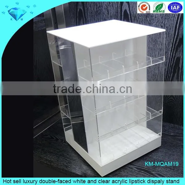 Custom 3 Tiers Red Acrylic Dessert Food Display Buffet Stand for Wedding photo-5