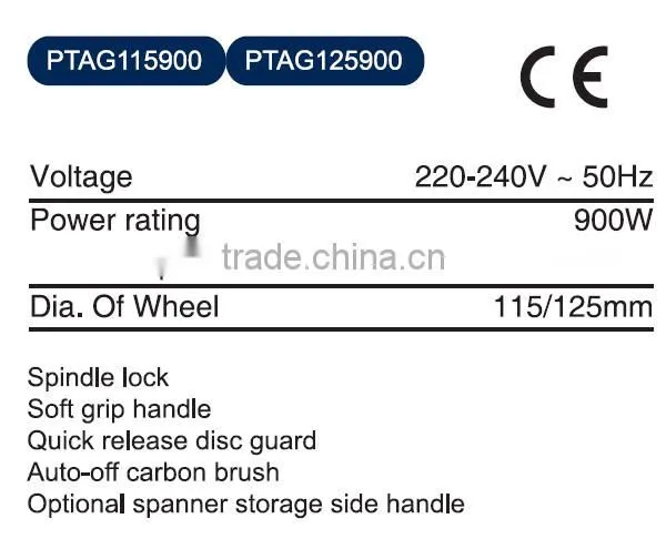 800W Angle Grinder With Spanner Storage photo-2