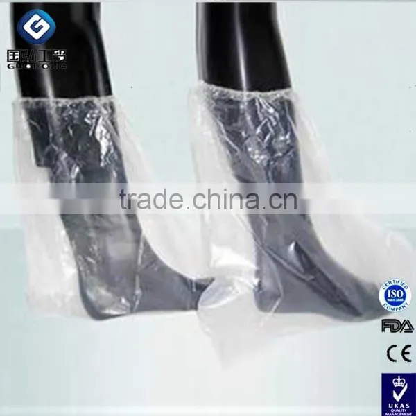 Disposable PE or CPE Plastic Boot Shoe Cover photo-3