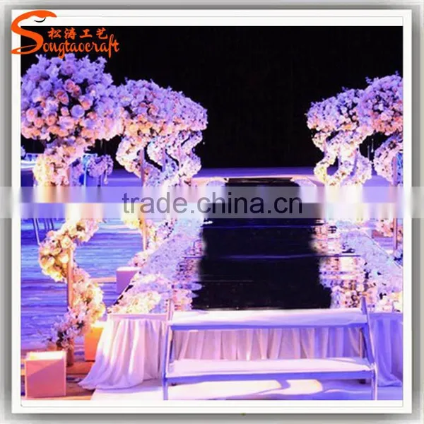 All Kinds of Flowers Mixed With Artificial Flower Wall for Decorative photo-6
