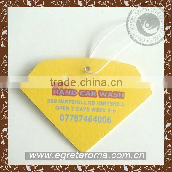 EA1-1005 Round Cotton Paper Hanging Car Air Freshener photo-2