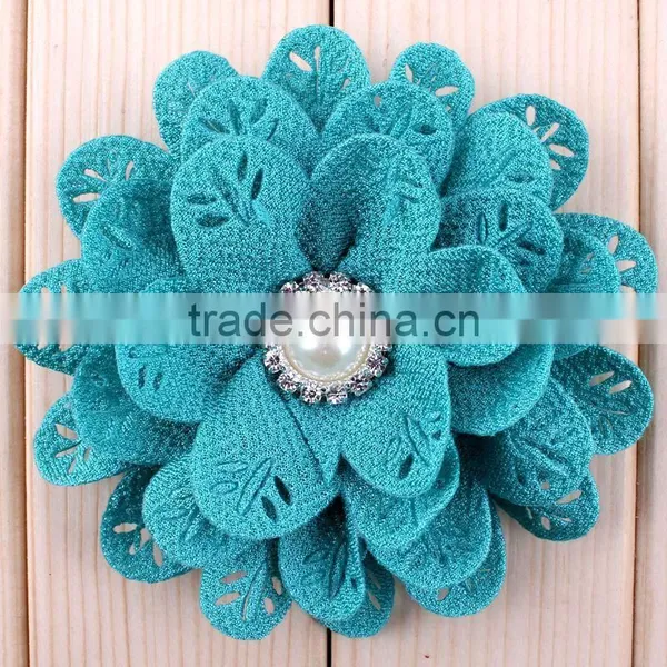 Hot Sale Fabric Flower Clip for Baby Girls photo-5